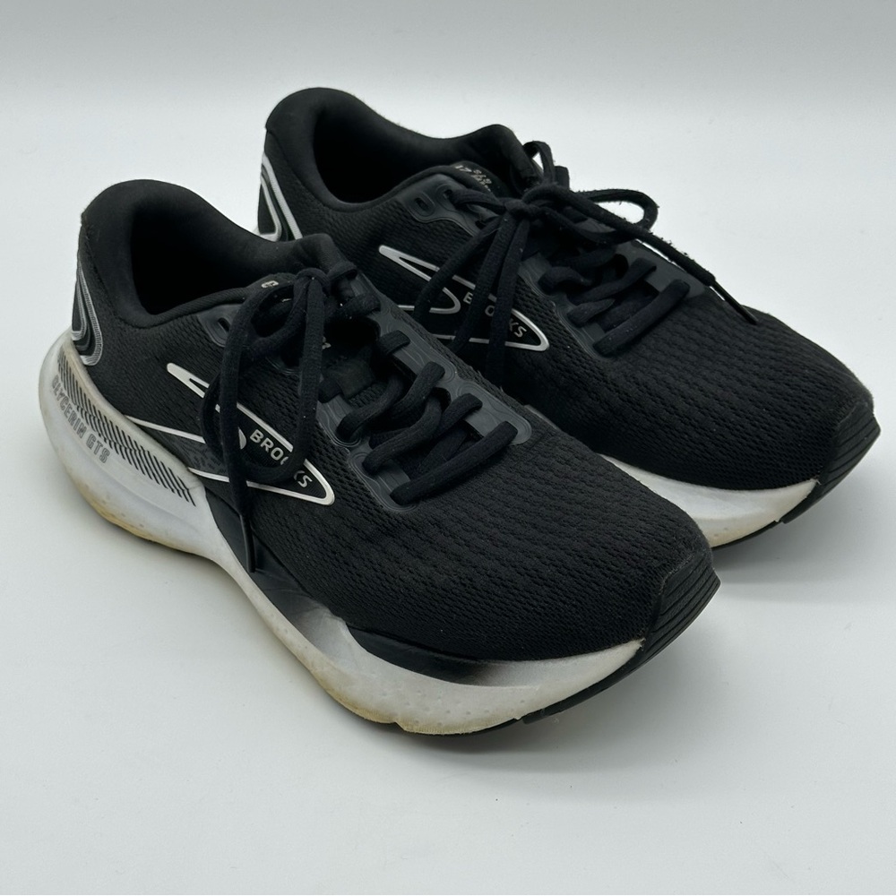 Brooks Glycerin GTS Women's Black and White Running Shoes